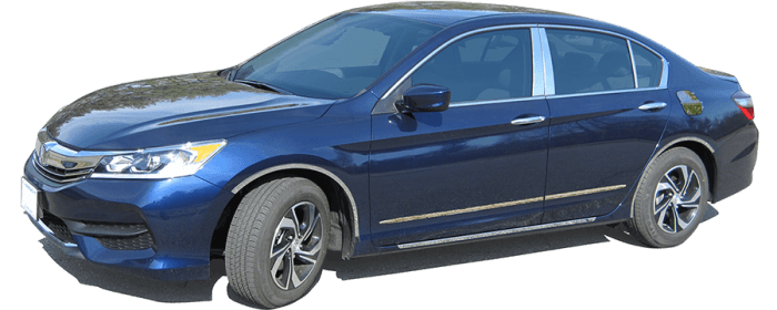 HONDA ACCORD 4dr QAA Stainless 6pcs Pillar Trim PP16282 thumbnail 2
