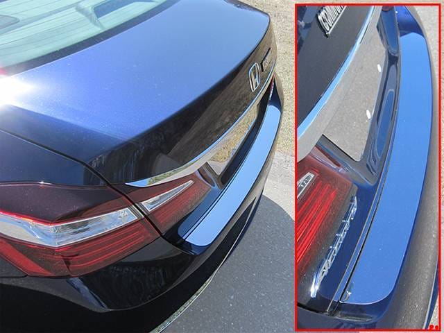 HONDA ACCORD 4dr QAA Stainless 1pcs Rear Bumper Accent RB16281