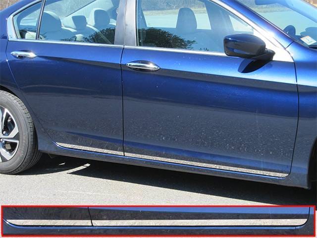 HONDA ACCORD 4dr QAA Stainless 4pcs Rocker Panel Trim TH16281