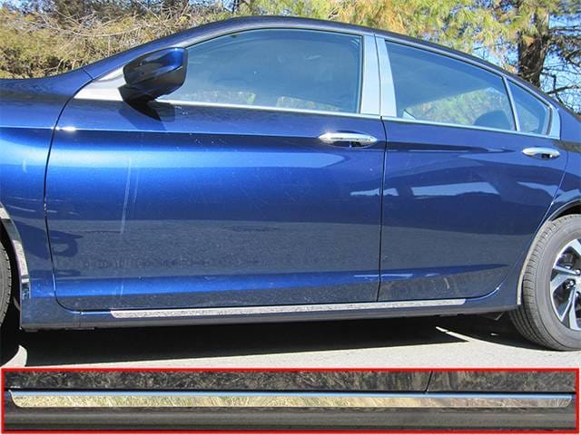 HONDA ACCORD 4dr QAA Stainless 2pcs Rocker Panel Trim TH16282