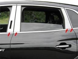 LINCOLN MKX 4dr QAA Stainless 8pcs Pillar Trim PP56662