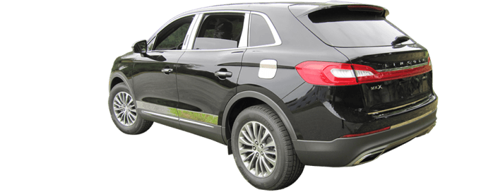 LINCOLN MKX 4dr QAA Stainless 8pcs Pillar Trim PP56662 thumbnail 4