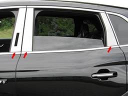 LINCOLN MKX 4dr QAA Stainless 6pcs Pillar Trim PP56661
