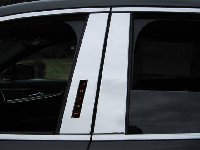 LINCOLN MKX 4dr QAA Stainless 4pcs Pillar Trim PP56660