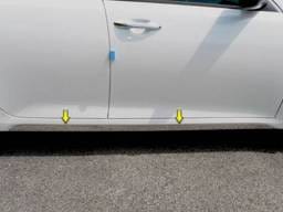 KIA OPTIMA 4dr QAA Stainless 4pcs Rocker Panel Trim TH16805