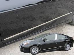 TOYOTA PRIUS 4dr QAA Stainless 4pcs Side Accent Trim AT16135
