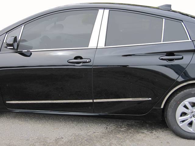 TOYOTA PRIUS 4dr QAA Stainless 12pcs Pillar Trim PP16139