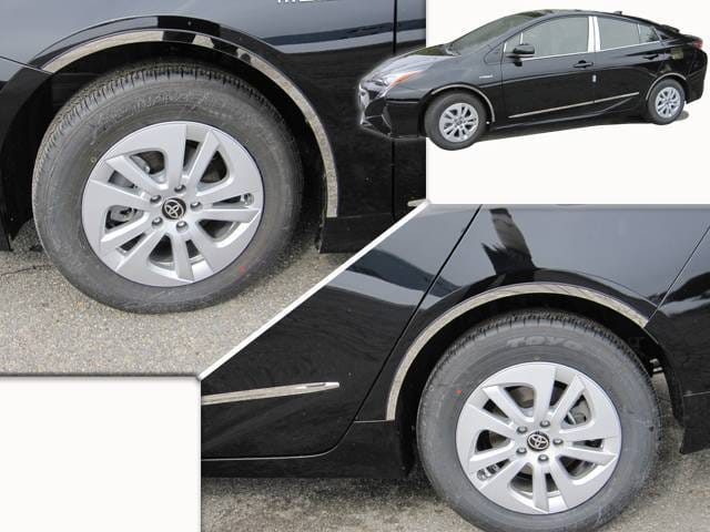 TOYOTA PRIUS 4dr QAA Stainless 4pcs Wheel Well Accent WQ16135