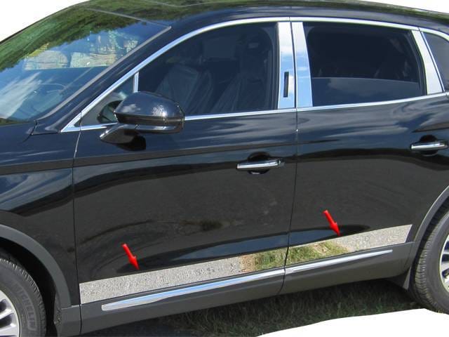 LINCOLN MKX 4dr QAA Stainless 8pcs Rocker Panel Trim TH56660