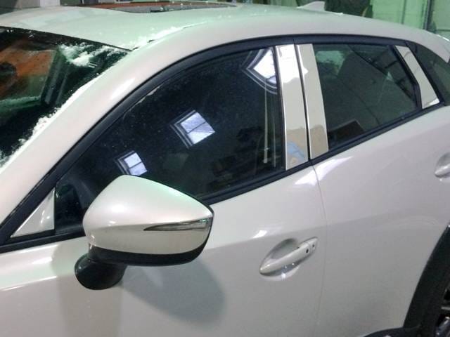 MAZDA CX-3 4dr QAA Stainless 8pcs Pillar Trim PP16772