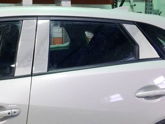 MAZDA CX-3 4dr QAA Stainless 6pcs Pillar Trim PP16771