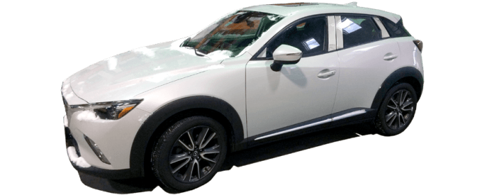 MAZDA CX-3 4dr QAA Stainless 4pcs Pillar Trim PP16770 thumbnail 2