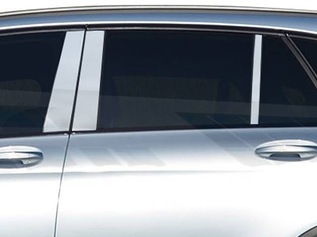 MERCEDES GLC 4dr QAA Stainless 6pcs Pillar Trim PP16991