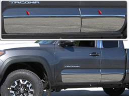 TACOMA Access Cab, 5' Bed QAA Stainless 4pcs Rocker Panel Trim TH16173