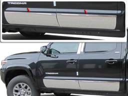TACOMA Double Cab, 5' Bed QAA Stainless 4pcs Rocker Panel Trim TH16174