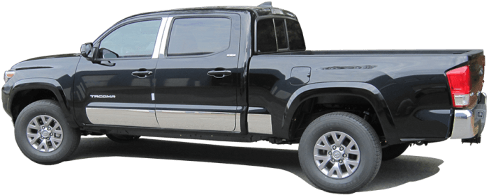 TOYOTA TACOMA Access Cab, 6' Bed QAA Stainless 6pcs Molding Insert MI16172 thumbnail 3