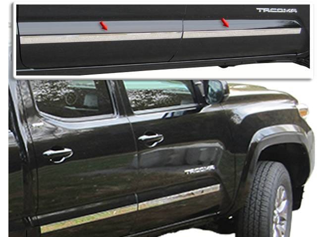 TOYOTA TACOMA Double Cab, 5' Bed QAA Stainless 4pcs Molding Insert MI16174