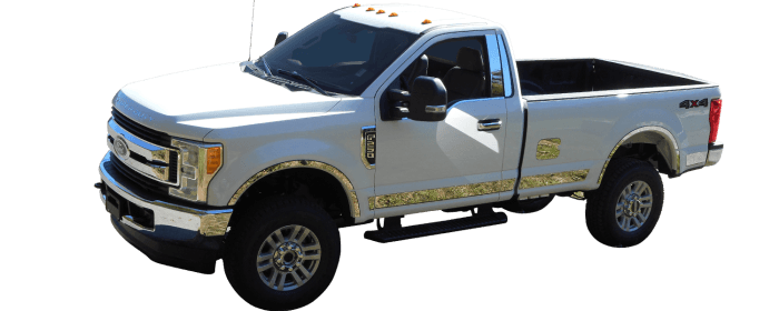 F-250 and F-350 SUPER DUTY 2dr QAA Stainless 1pcs Tailgate Accent RT57320 thumbnail 3