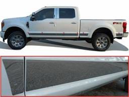 F-250/F-350 SUPER DUTY 4dr QAA Stainless 12pcs Rocker Panel Trim TH57324