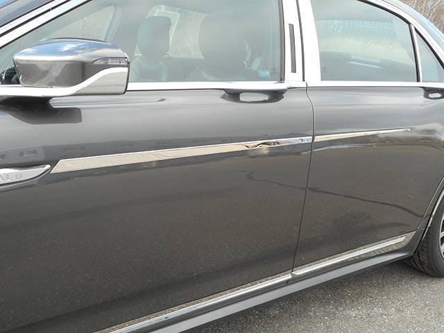 LINCOLN CONTINENTAL 4dr QAA Stainless 4pcs Side Accent Trim AT57680 thumbnail 2