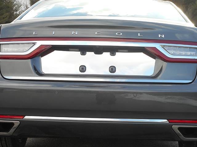 LINCOLN CONTINENTAL 4dr QAA Stainless 1pcs License Plate Bezel LP57680 thumbnail 2
