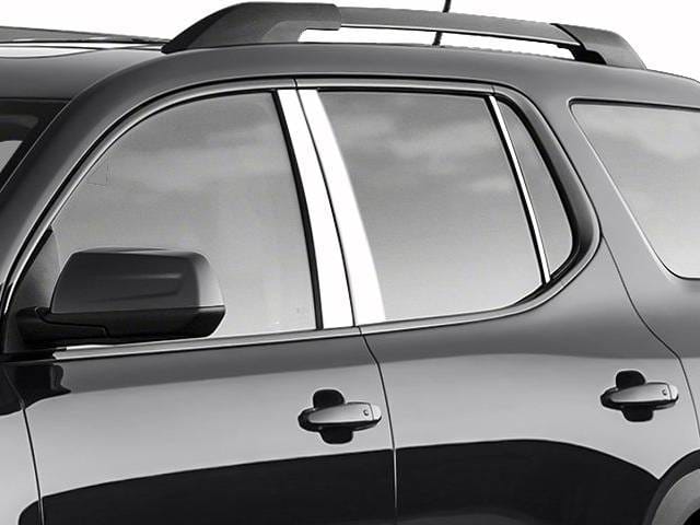 GMC ACADIA 4dr QAA Stainless 6pcs Pillar Trim PP57426
