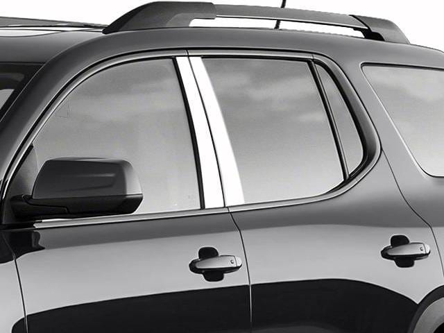 GMC ACADIA 4dr QAA Stainless 4pcs Pillar Trim PP57425