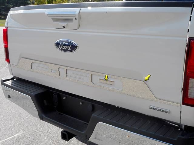 FORD F-150 2/4dr QAA Stainless 2pcs Trunk Accent Trim TP58308