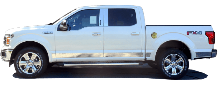 FORD F-150 2/4dr QAA Stainless 1pcs Tailgate Accent RT58308 thumbnail 3
