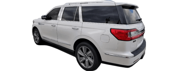 LINCOLN NAVIGATOR 4dr QAA Stainless 4pcs Pillar Trim PP58383 thumbnail 6