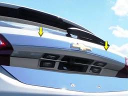 CHEVROLET EQUINOX 4dr QAA Stainless 2pcs License Plate Bar Accent LB58160