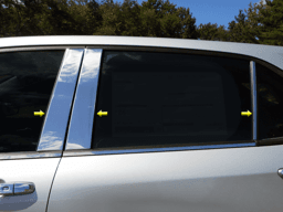 CHEVROLET EQUINOX 4dr QAA Stainless 6pcs Pillar Trim PP58161