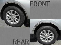 CHEVROLET EQUINOX 4dr QAA Stainless 4pcs Wheel Well Accent WQ58160
