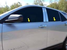 CHEVROLET EQUINOX 4dr QAA Stainless 4pcs Window Sill Accent WS58160