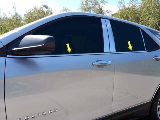 CHEVROLET EQUINOX 4dr QAA Stainless 4pcs Window Sill Accent WS58160