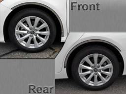 TOYOTA CAMRY 4dr QAA Stainless 4pcs Wheel Well Accent WQ18130
