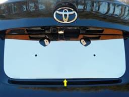 TOYOTA C-HR 4dr QAA Stainless 1pcs License Plate Bezel LP18140