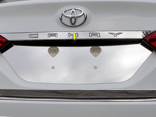 TOYOTA CAMRY 4dr QAA Stainless 1pcs License Plate Bezel LP18130