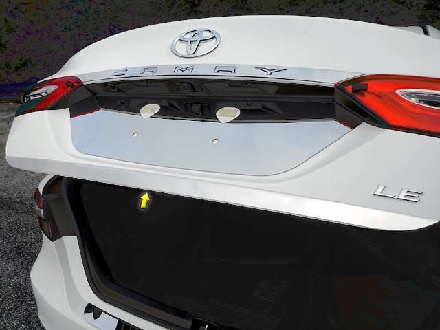 TOYOTA CAMRY 4dr QAA Stainless 1pcs Rear Deck Accent RD18130