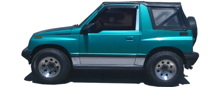SUZUKI SIDEKICK 2dr QAA Stainless 2pcs Pillar Trim PP89375 thumbnail 2