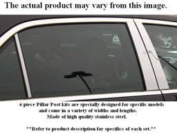 BMW 5 SERIES 4dr QAA Stainless 6pcs Pillar Trim PP89929