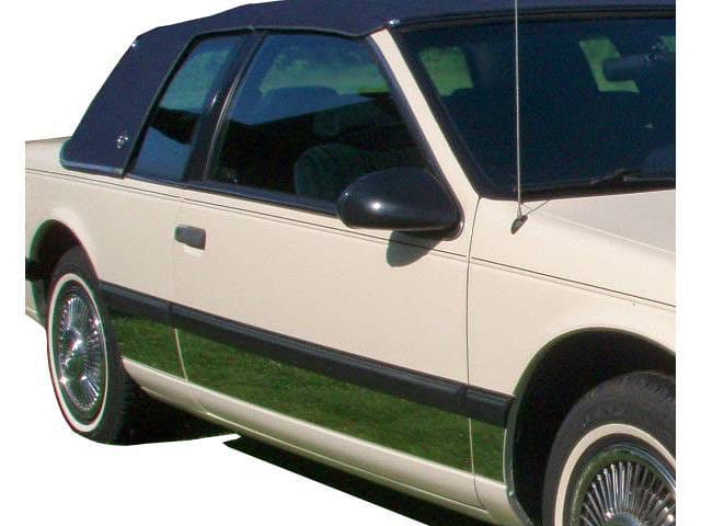 MERCURY COUGAR 2dr QAA Stainless 6pcs Rocker Panel Trim TH31669