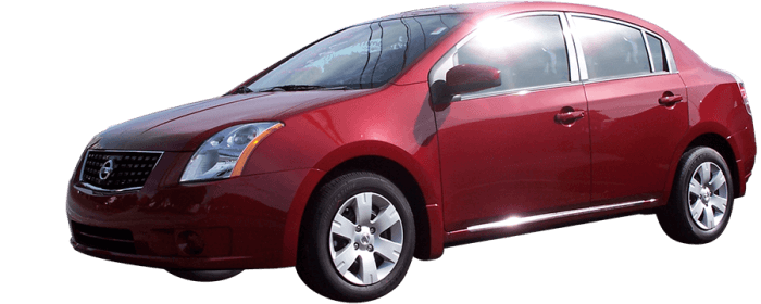 Fits Nissan SENTRA 4dr QAA Stainless 8pcs Rocker Panel Trim TH91576 thumbnail 3