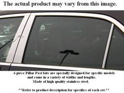 CADILLAC SEDAN DEVILLE 4dr QAA Stainless 6pcs Pillar Trim PP34246