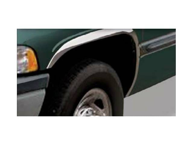 DODGE RAM 2/4dr QAA Molded Stainless 4pcs Wheel Well Fender Trim WZ34920