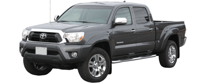 TACOMA Extra Cab, Short Bed, 4WD QAA Stainless Rocker Panel Trim TH95177 thumbnail 2