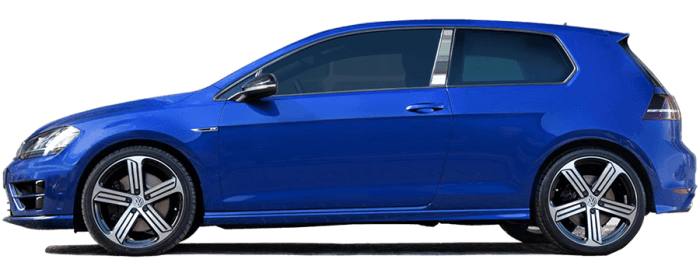 VOLKSWAGEN GOLF 2dr QAA Stainless 6pcs Rocker Panel Trim TH95620 thumbnail 2