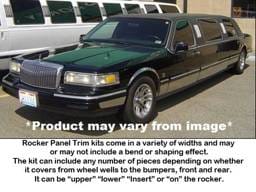 LINCOLN TOWN CAR 70" QAA Stainless 14pcs Rocker Panel Trim TH35689