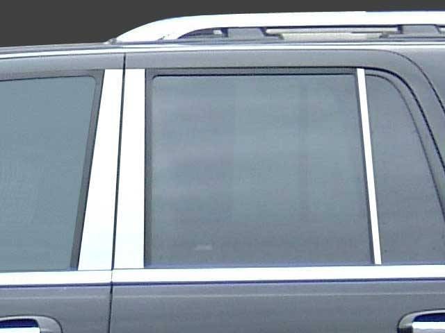 LINCOLN NAVIGATOR 4dr QAA Stainless 6pcs Pillar Trim PP37384