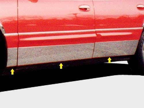 BUICK PARK AVENUE 4dr QAA Stainless 6pcs Rocker Panel Trim TH37580